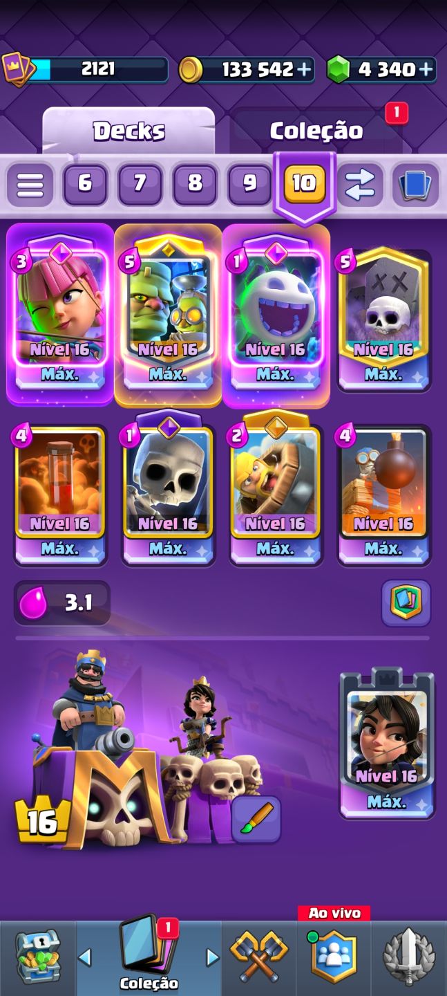 Conta top de Clash royale!!
