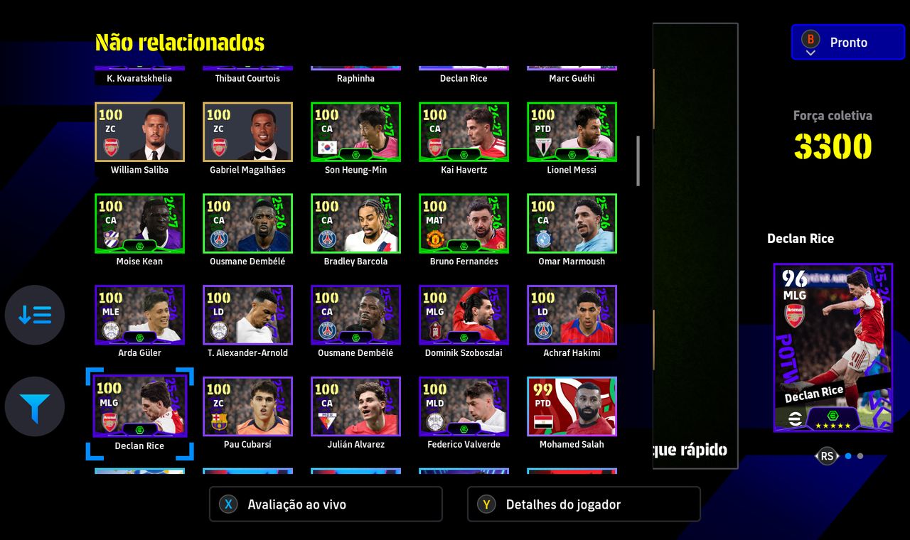 CONTA (STEAM) eFOOTBALL 3300+ | CONTA META COMPLETA | PRONTA PARA JOGAR!!!