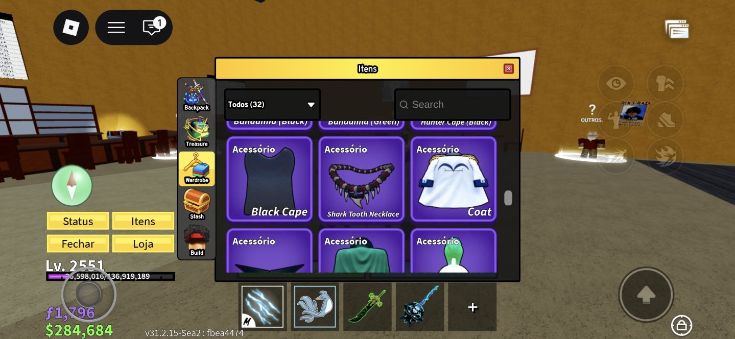 CONTA DE ROBLOX-BLOX FRUITS