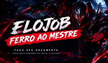 ELOJOB E DUO BOOST LOL FERRO AO MESTRE