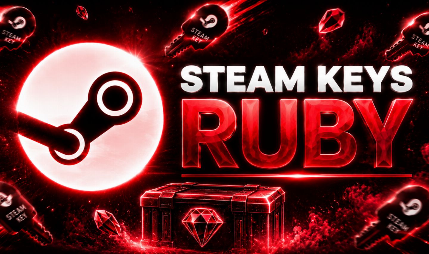 KEYS STEAM RUBY ORIGINAL com Chance de jogos CAROS por preço MUITO BAIXO!