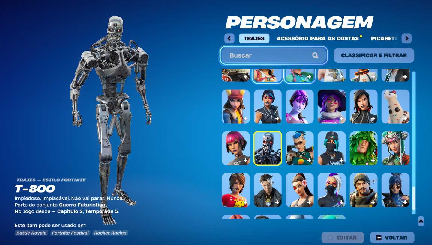 CONTA FORTINITE, 176 SKINS (MINTY AXE) E SALVE O MUNDO FUNDADOR PODER 137