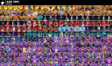 CONTA FORTNITE COM 439 SKINS!
