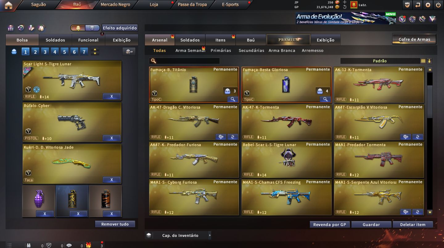 CONTA CROSSFIRE 39 VIPS