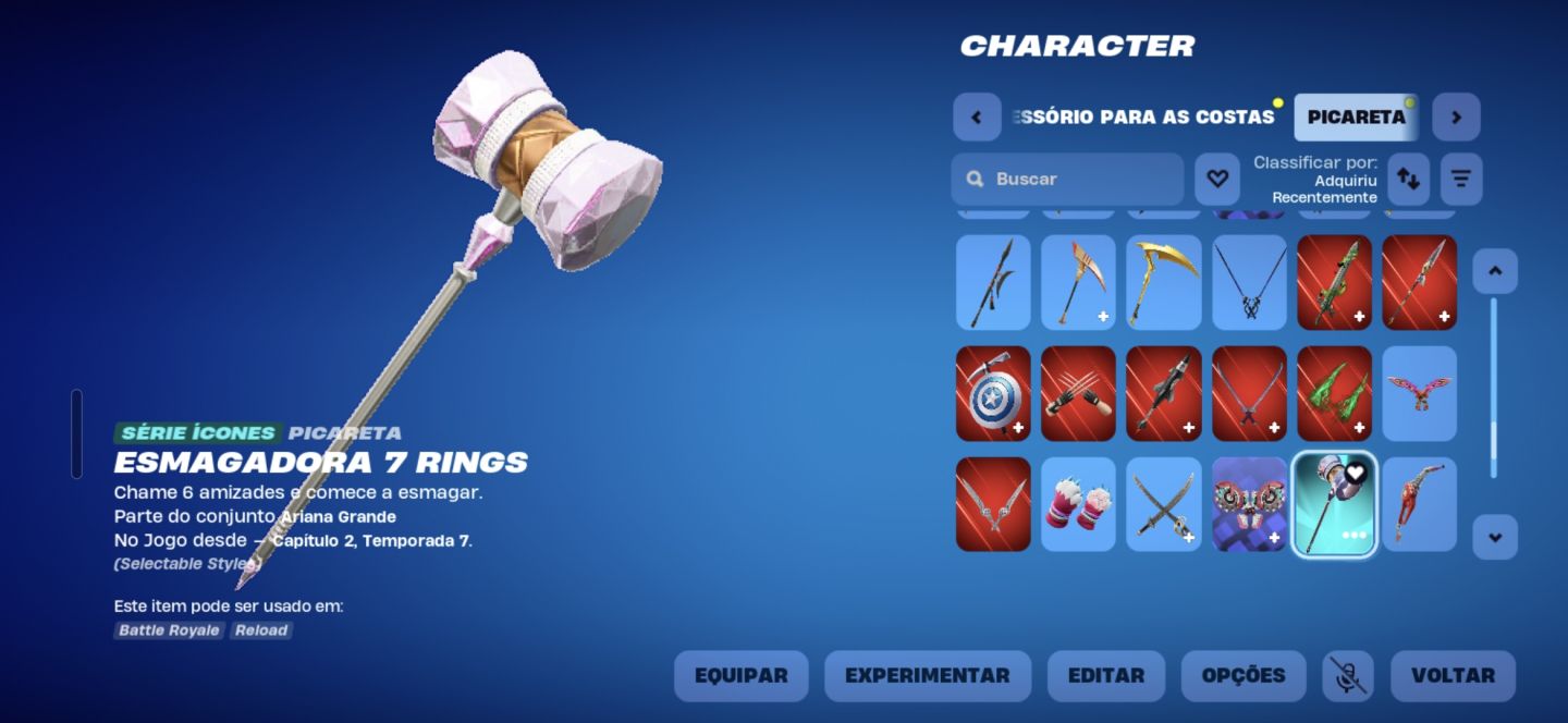 Conta Fortnite (full acesso)