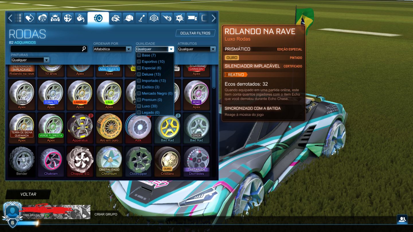 Continha top de Rocket league de 2 anos lv de xp 283