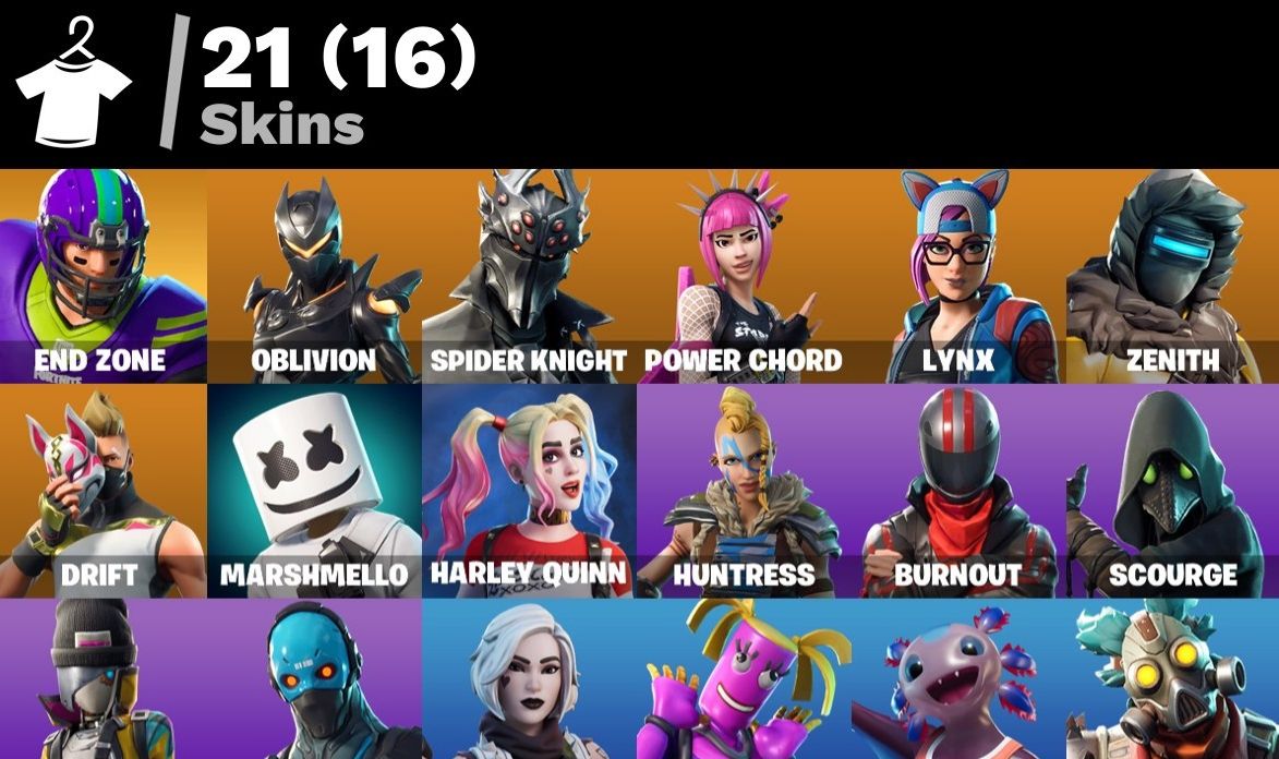 Conta Fortnite 21 skins / EndZone Skin rara mais de 3 anos sem voltar para loja