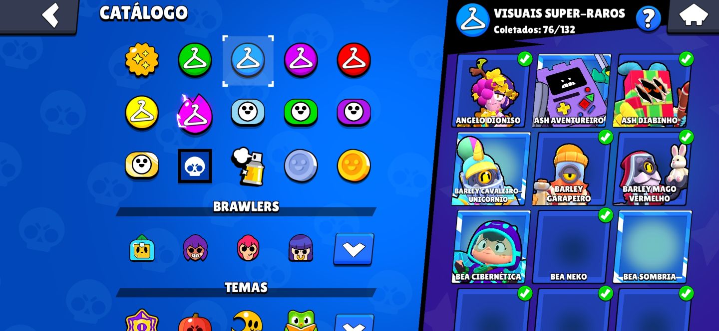 CONTA BRAWL STARS RARA E ANTIGA [50K TROFÉU]