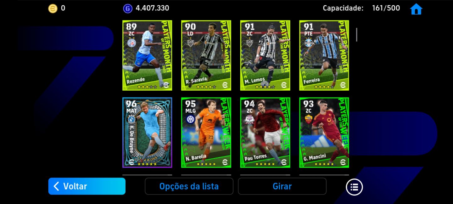 Conta Efootball Mobile forte