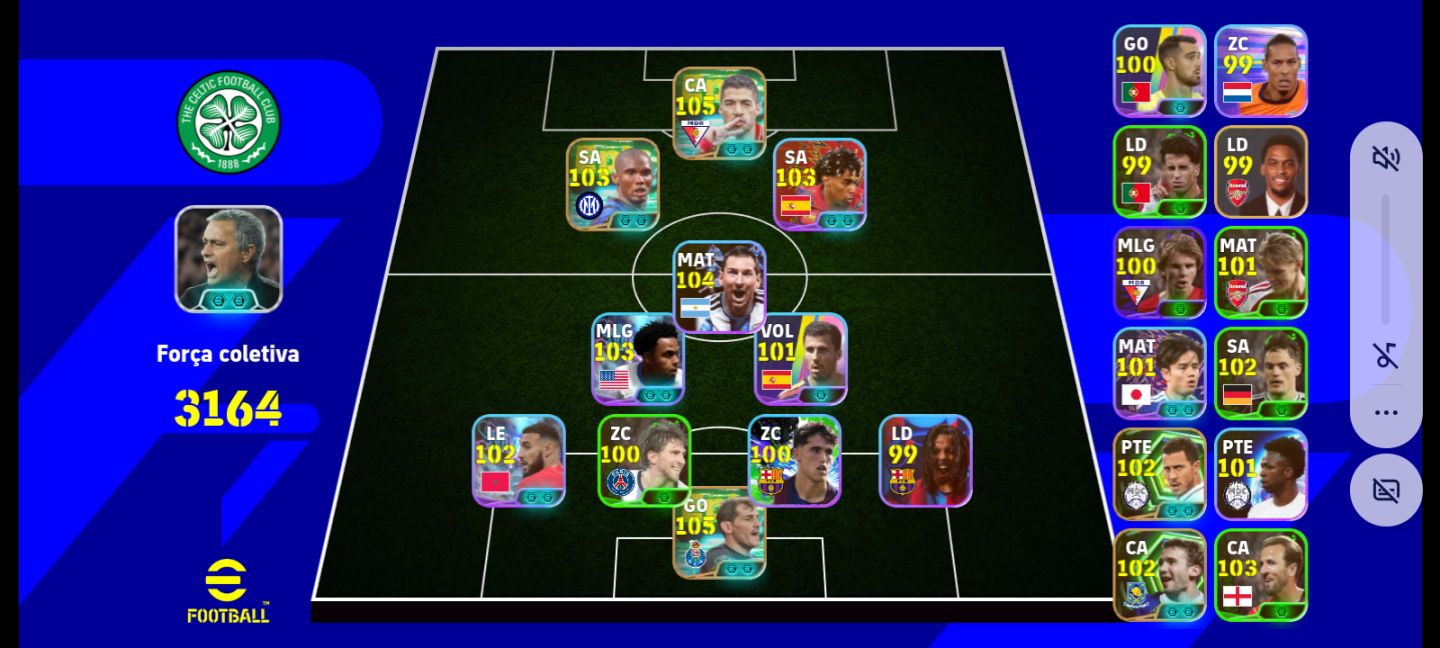 Conta Efootball Ótima para Iniciar | Suárez Blitz + Eto + Yamal + Técnico 90