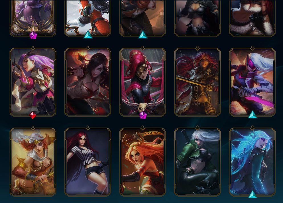 CONTA LOL FULL ACESSO CONTA RARA MAIN KATARINA TODAS AS SKINS DE KAT 275 SKINS!