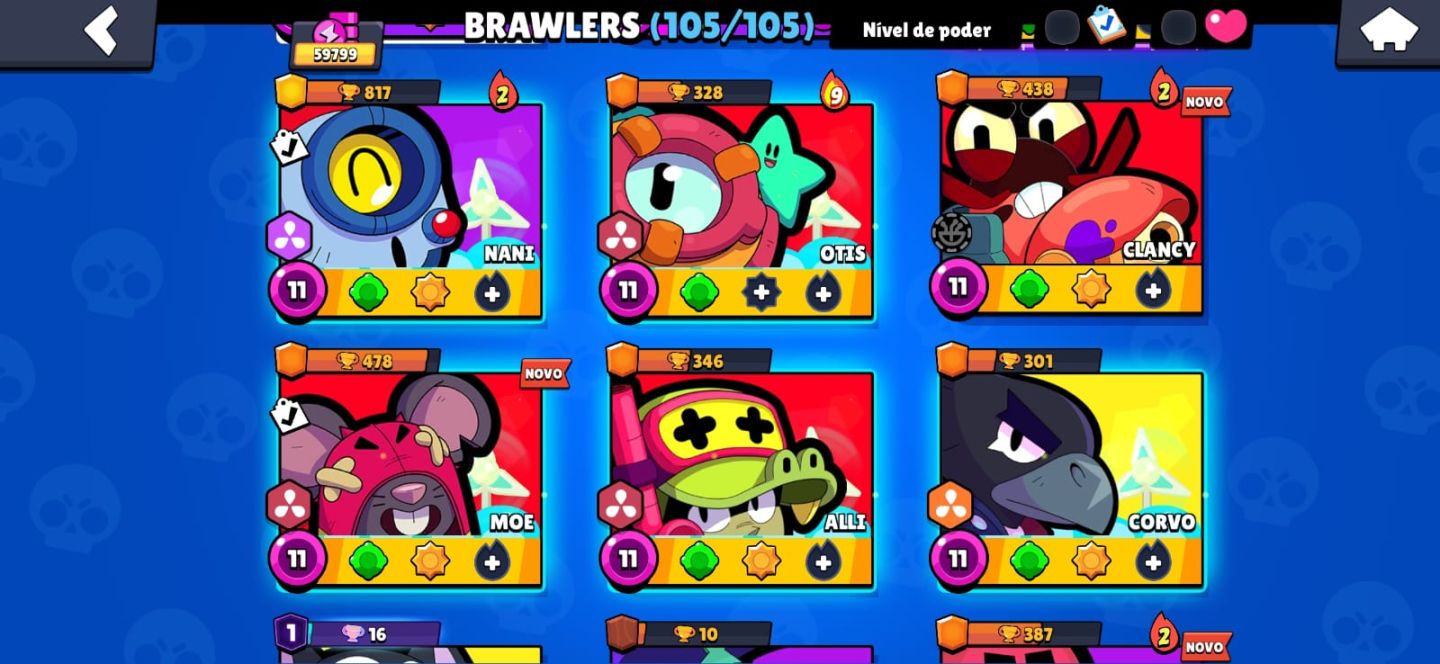 Conta de Brawl Stars muito rara.