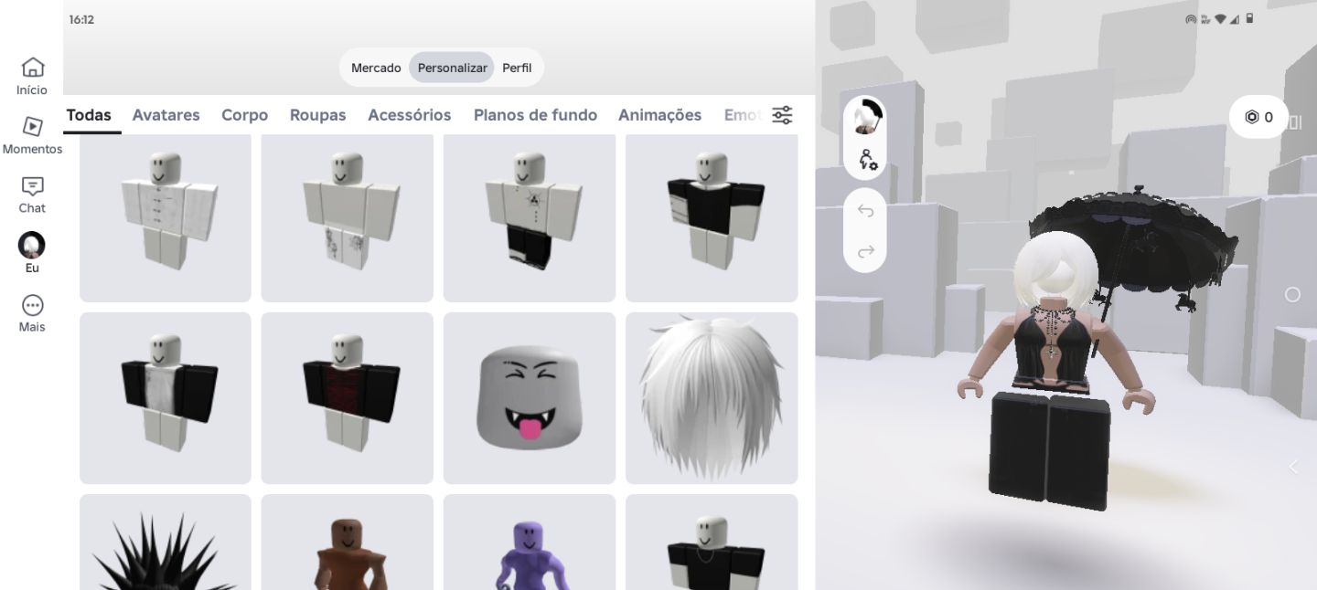 CONTA ENDGAME DEATH BALL + IMENSO INVENTÁRIO DE ROUPAS ROBLOX