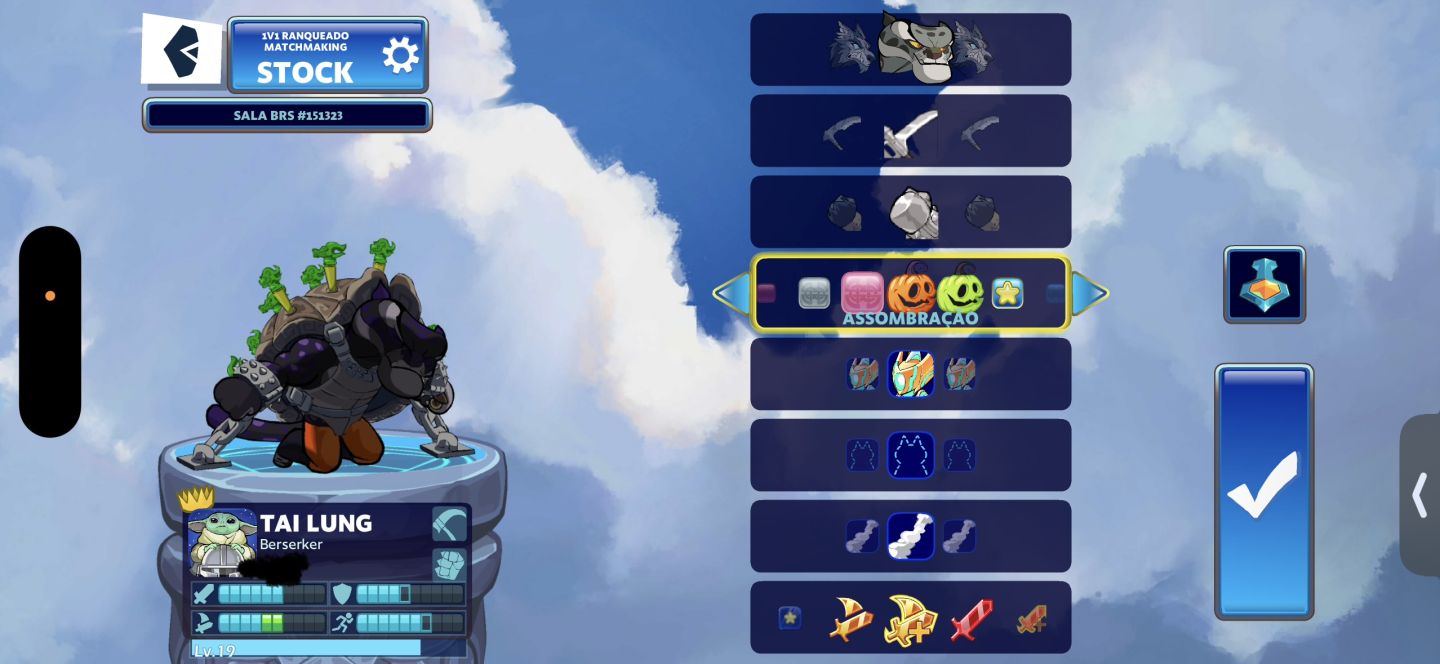 Conta de Brawlhalla com Tailung