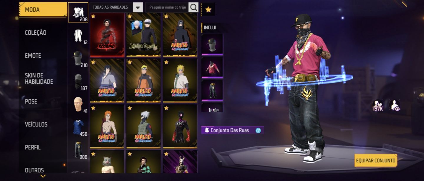 Conta com 2 Passe de Elite, Gemada, pra Rápido.