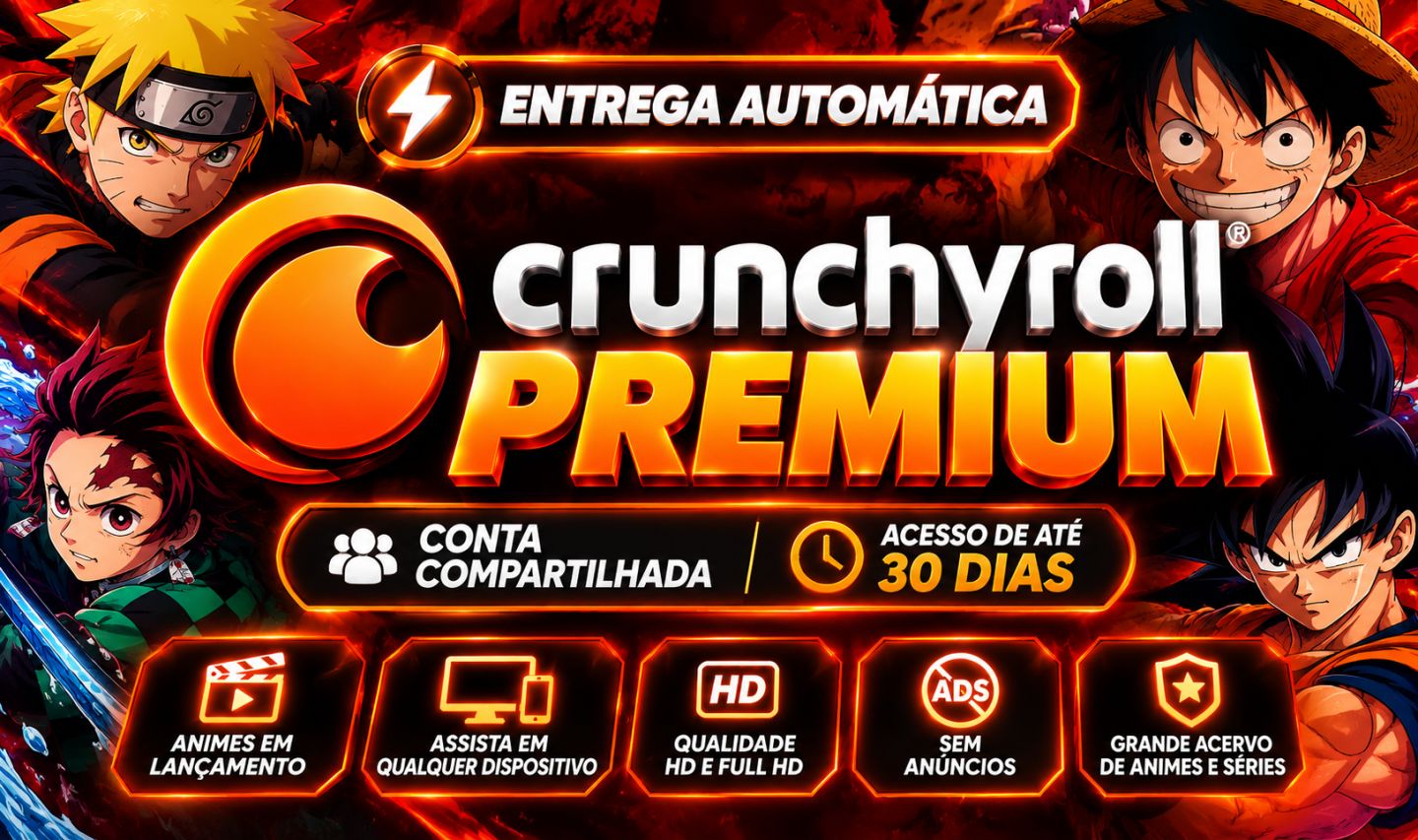 CRUNCHYROLL PREMIUM /ENTREGA AUTOMÁTICA