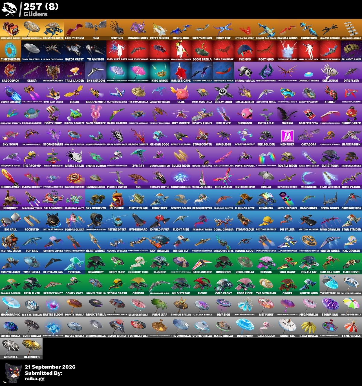 FORTNITE FULL ACESSO | 394 SKINS | IKONIK + GLOW + GOLD MIDAS | 239 DANÇAS |