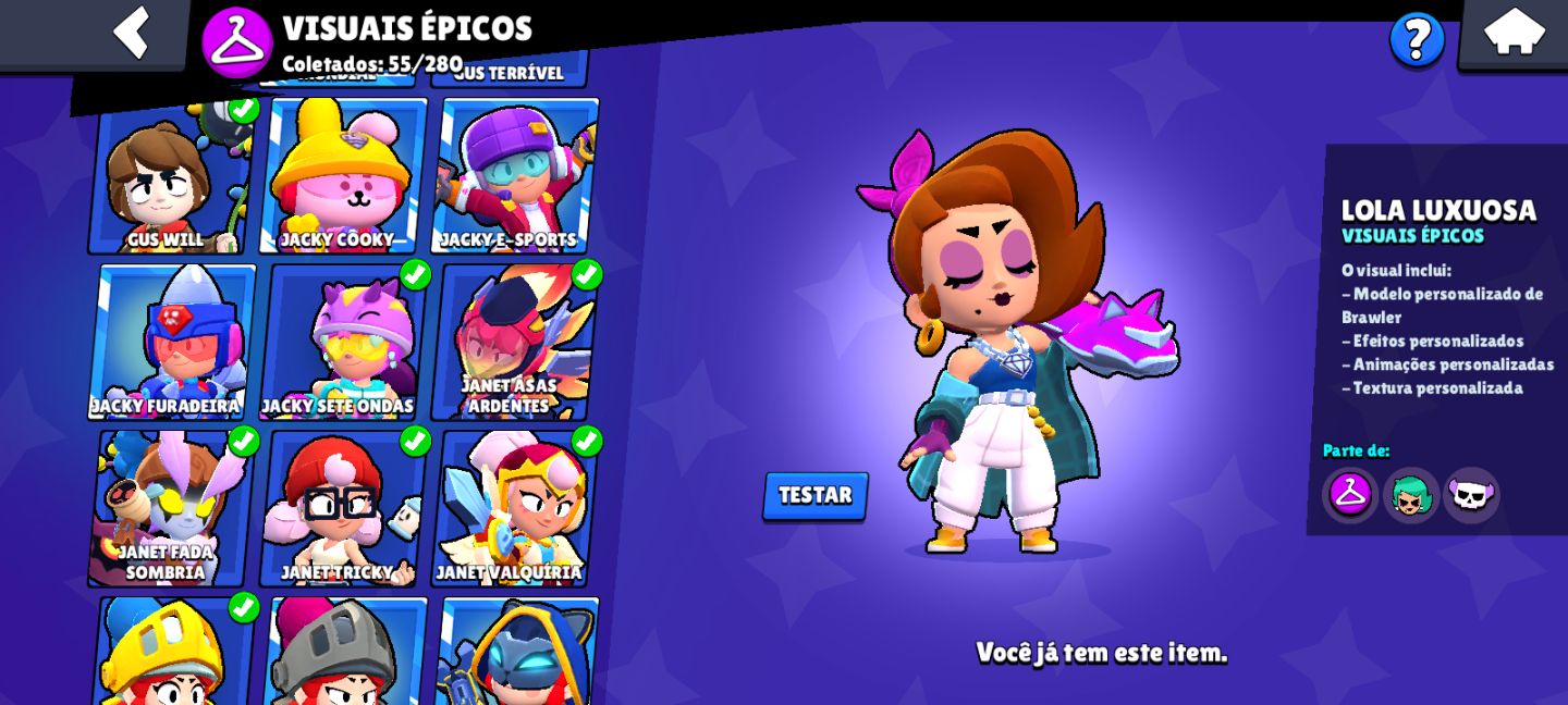 Conta de Brawl stars muito boa e rara, criada em 2021!!!!!!!