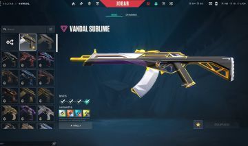 Conta valorant com sublime e skins do Passe de Batalha do Episódio 4 Ato 1