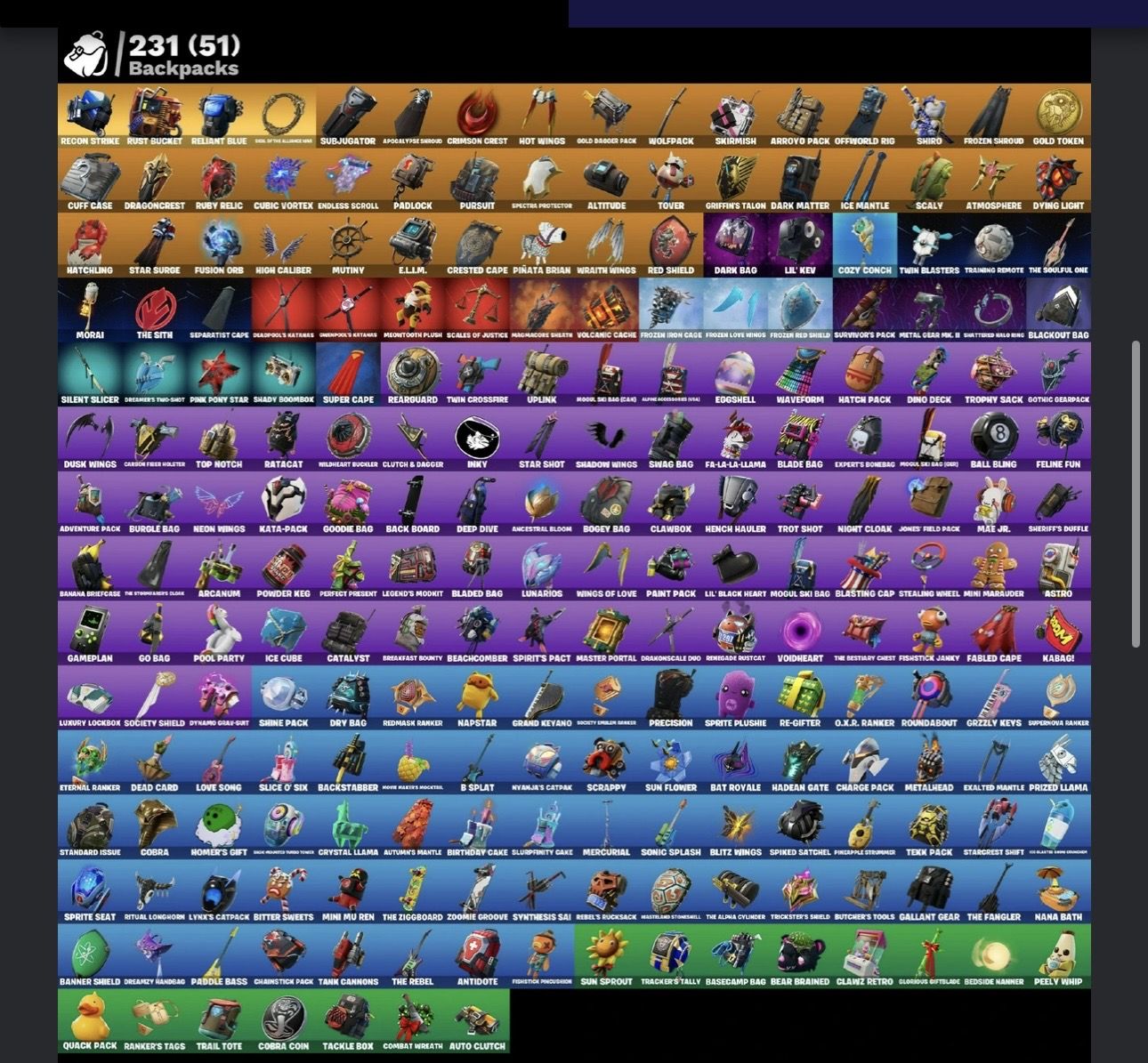 Conta Fortnite OG | 191 Skins | The Reaper | Take The L | Elite Agent | salve o