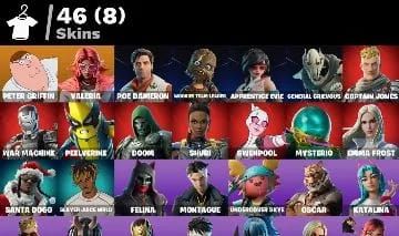 Conta Fortnite 46 skins!!