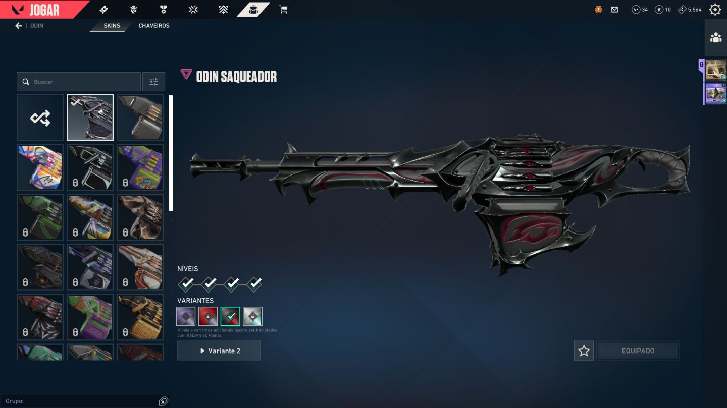 CONTA VALORANT FULL ACESSO EX IMORTAL LOTADA DE SKINS + DADOS DE RECUPERAÇÃO