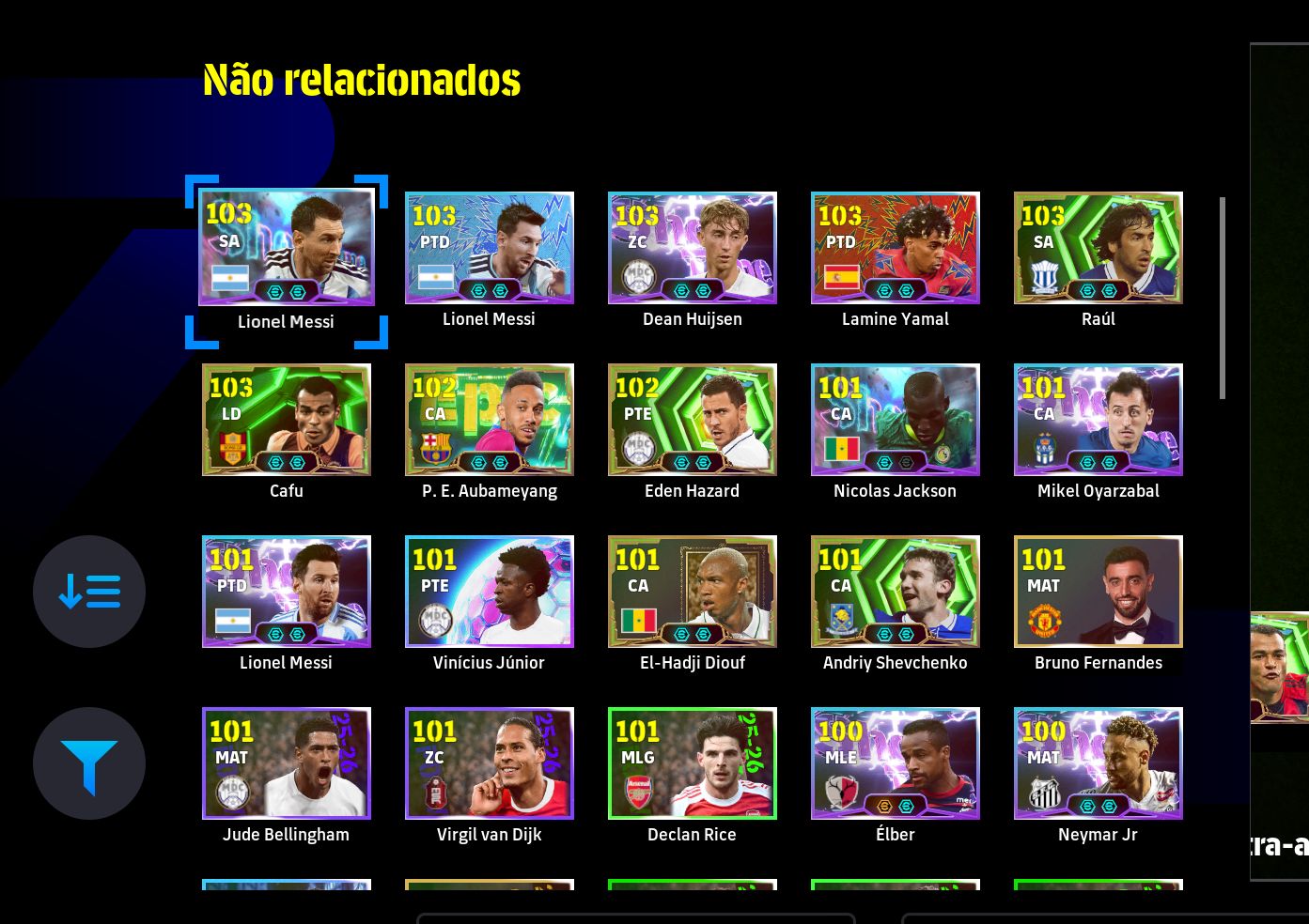 CONTA STEAM eFootball | Neymar 105, Agüero 103, Etoo 103, Seedorf 105 | Força 3