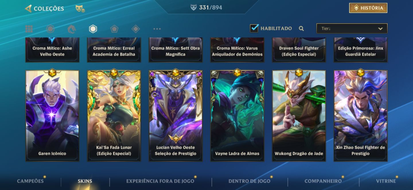 CONTA PARA ADCS 235 SKINS