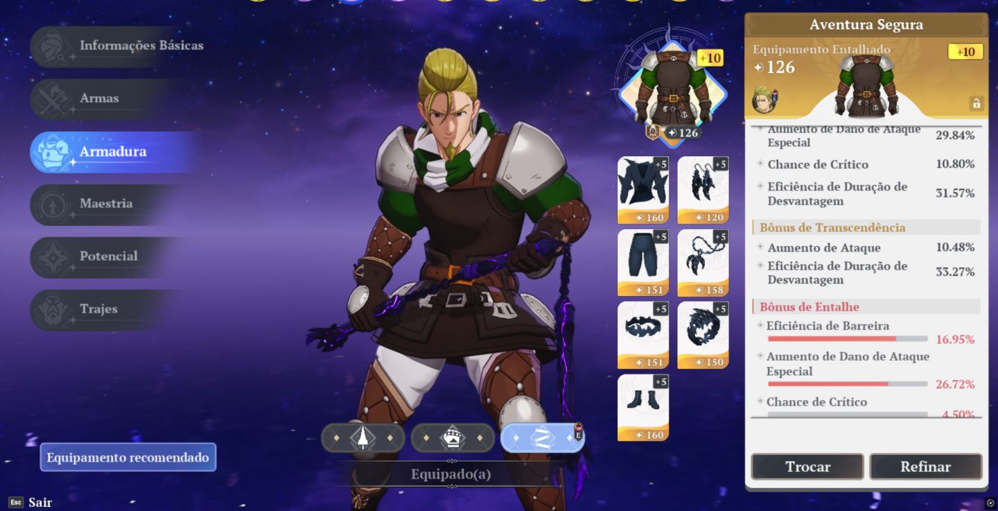 KHALA P10 TRAJE LVL 14 COM SELETOR SSR