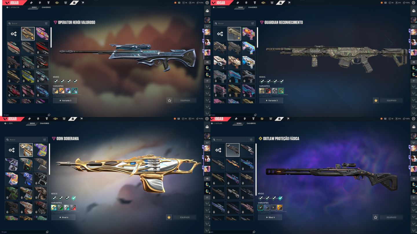 CONTA COMPLETA COM KARAMBIT SAQUEADORA E MUITAS SKINS / PRECO NEGOCIAVEL