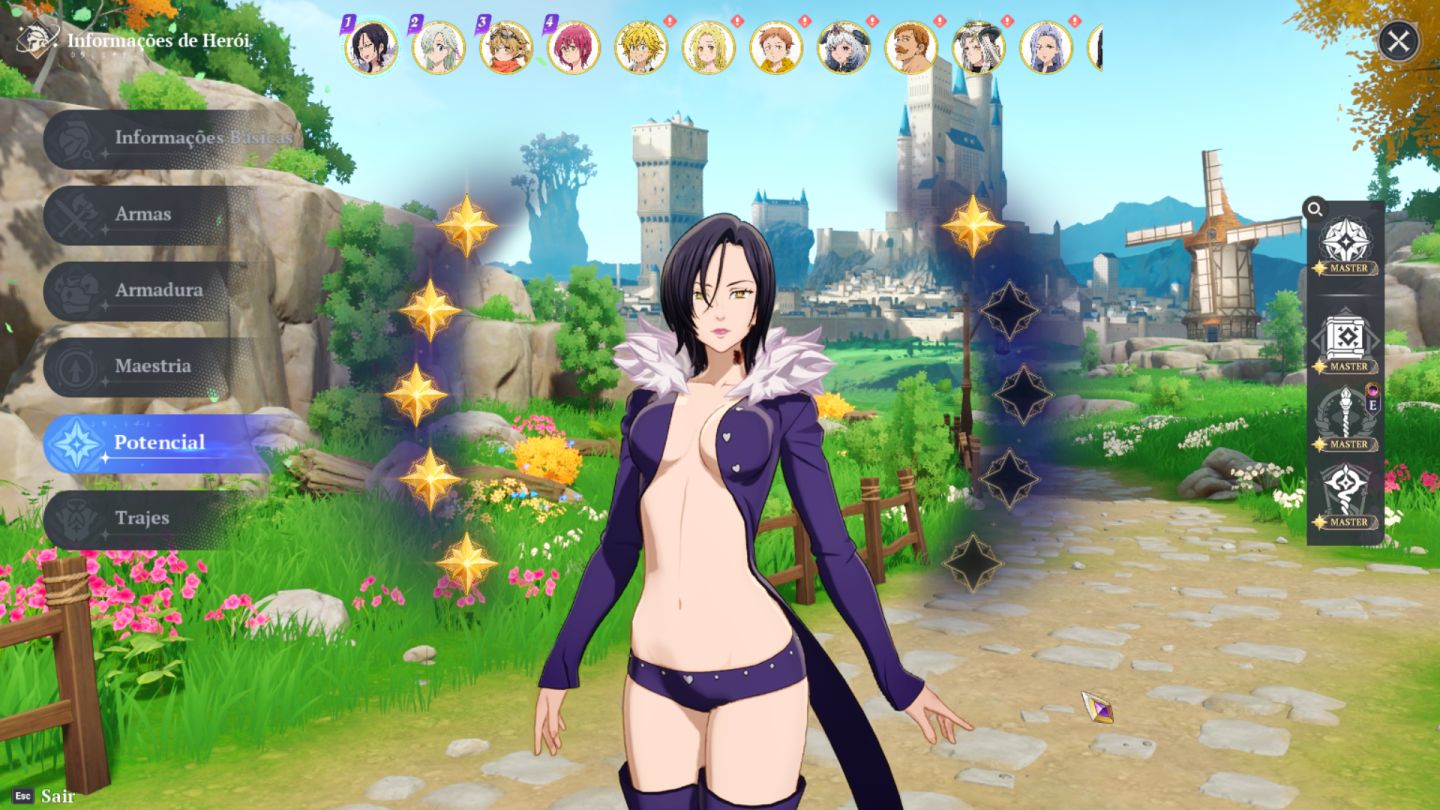 Conta 132k de poder seven deadly sins