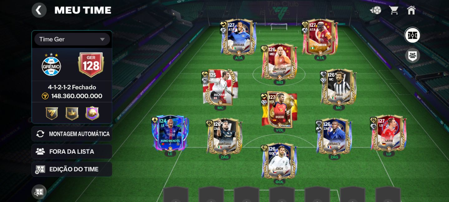 Conta FC Mobile Ger 129