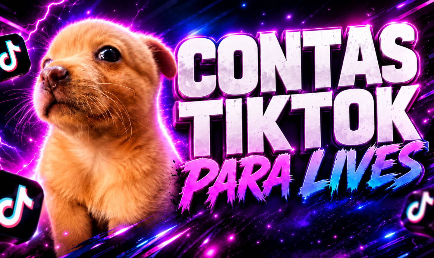 CONTAS TIKTOK - LIVES LIBERADAS (SEM DOCUMENTO VERIFICADO).