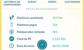 Conta antiga de pokemon, pronta para quem quer voltar a jogar