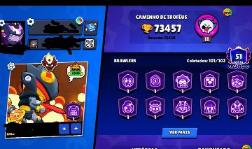 CONTA DE BRAWL STARS BEM AVALIADA