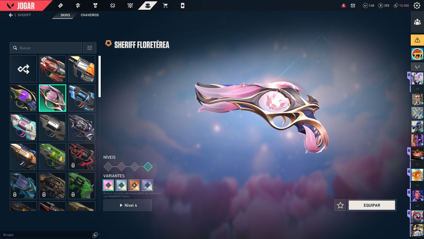 CONTA COM PACOTE: ZEROFANG E CHAMPIONS 2024- RANK: PLATINA