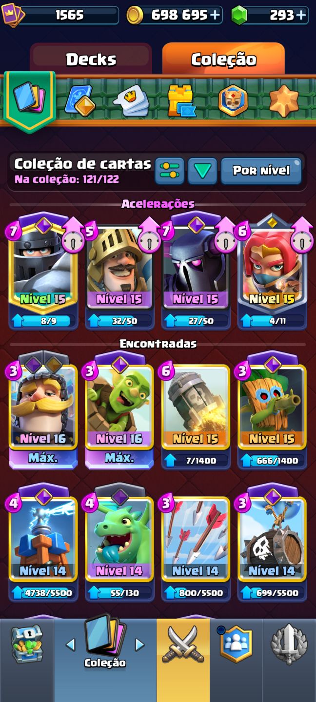 Conta de clash 10k de trofeus focada logbait 7 anos 17 evos