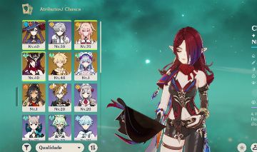 GENSHIN Chasca+bis, LinneaC1+bis, IllugaC6 Pity alto