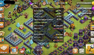 CV 15 FULL, faltando apenas alguns níveis de traps, muros e rei