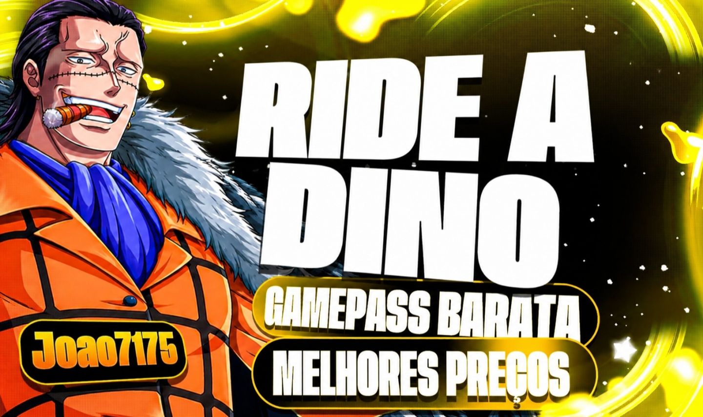 RIDE A DINO ROBLOX - ANDE EM UM DINOSSAURO (GAMEPASS PASSES) RAD