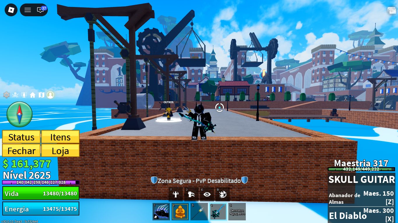 Conta Roblox à venda Volleyball Legends, Blox Fruits e outros jogos