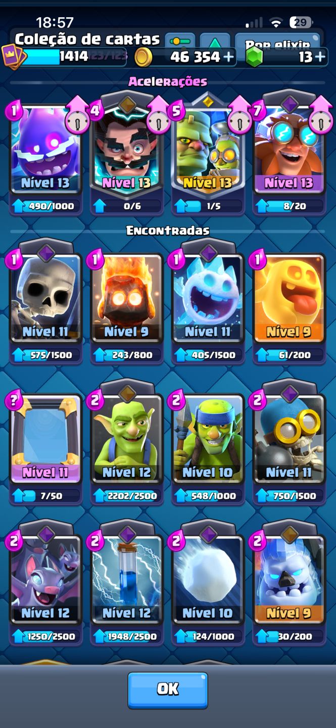 Conta iniciante Clash Royale.