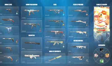 Conta valorant com skin de faca vandal e phantom
