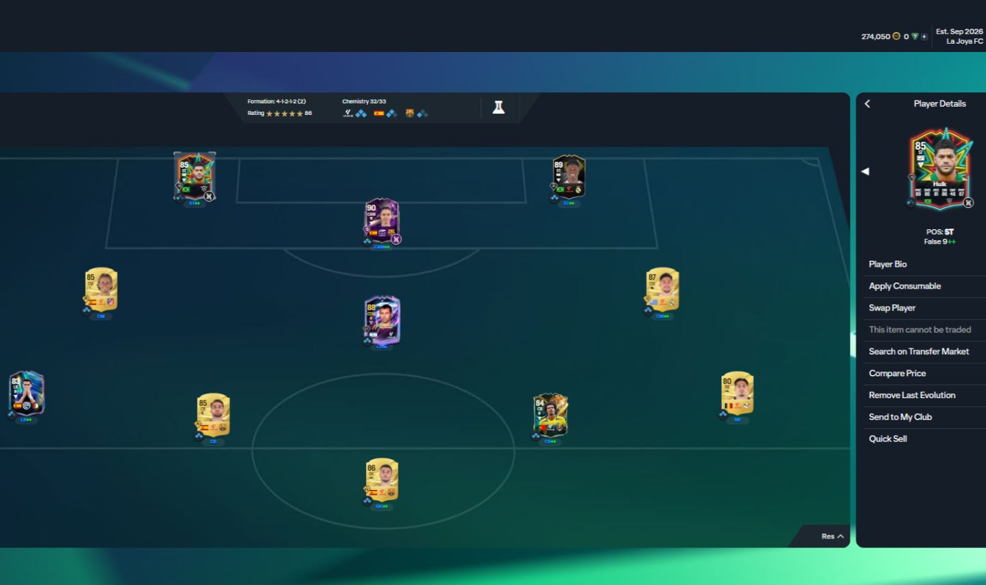 CONTA EA FC 27 PC - ULTIMATE TEAM - EA PLAY PRO - TIME MUITO FORTE - VINI JR