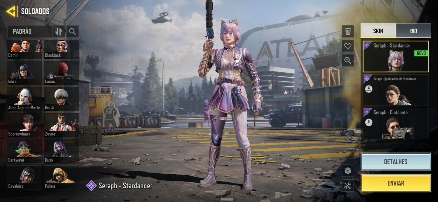 Mais barato conta codm com várias skin se personagem