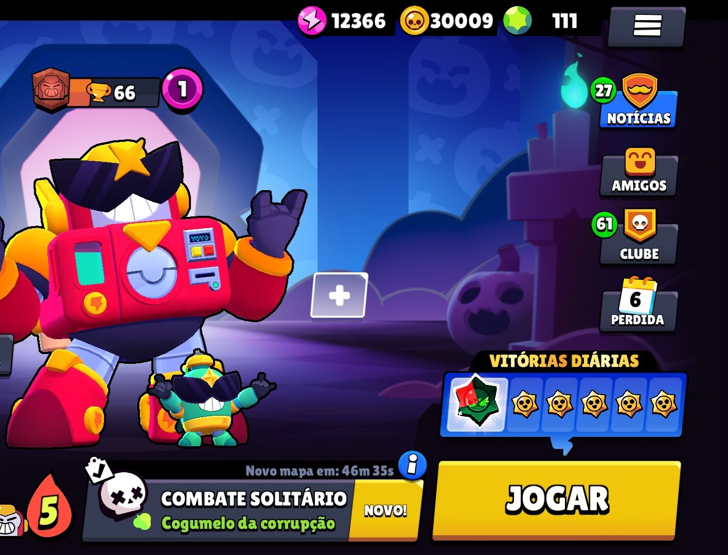 Conta iniciante
