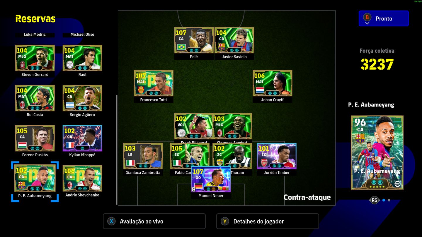 Conta efootball STEAM