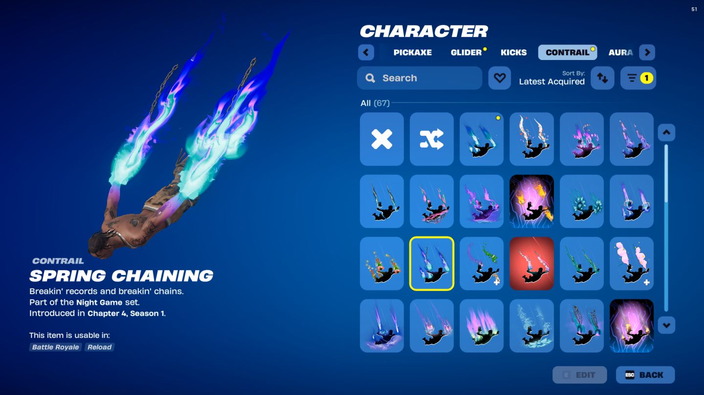 CONTA FORTNITE 120 SKINS TRAVIS SCOTT+ASTRO JACK+GLIDER CYCLONE+GESTO RAGE+SM