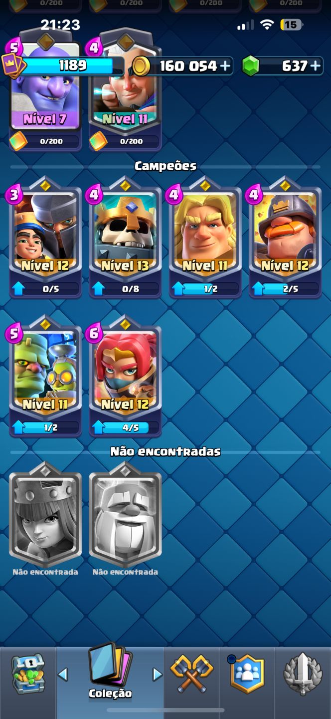 Conta Clash Royale 10k de troféus