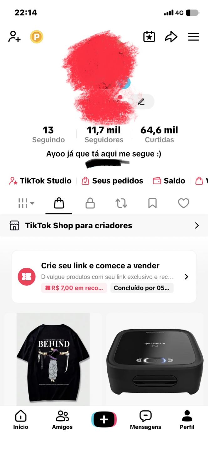Conta muito boa de TikTok